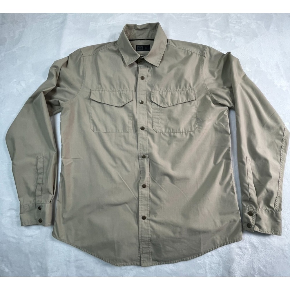 Magpul Mansfield Men's Medium  Shirt Long Sleeve Mag712 Khaki Desert‎ Tan